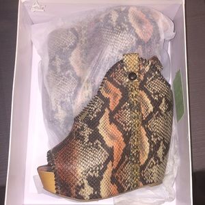 SnakeSkin Wedges